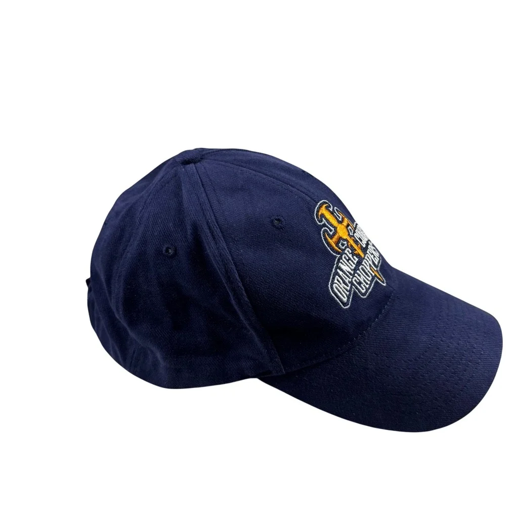 Orange County Choppers Baseball Cap Mens OSFA Navy Blue Embroidered Logo Hat